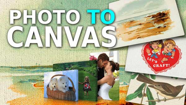 How To Put A Photo On Canvas By Yourself Easy Method