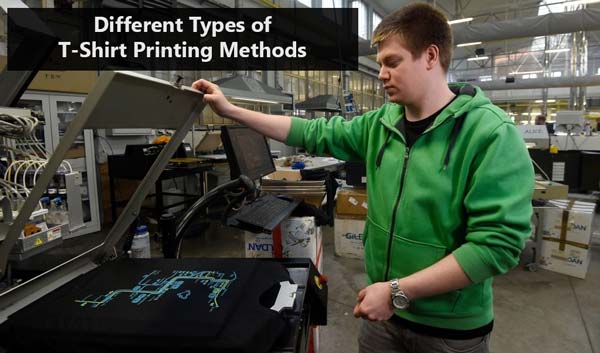 types of t shirt printing machines